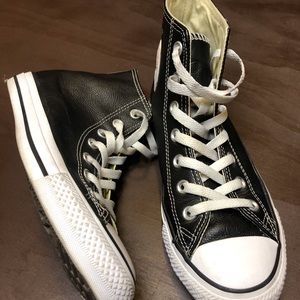 “Leather” Converses
